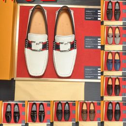 35MODEL 2024 Mode Herren Schuhe Hohe Qualität Marke Faulenzer Bequeme Leder Designer Boote Schuhe Weiß Männer Sommer Casual Schuhe Mokassin plus Größe 46
