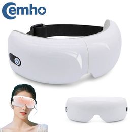 Face Care Devices Eye Massager 6D Smart Airbag Vibration Eye Care Instrumen Heating Bluetooth Music Relieves Fatigue And Dark Circles Sleep Mask. 231202