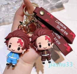 Keychain String Devil's Blade Cute Character Bag Pendant Car Keychain Fan Gift Anime Jewelry