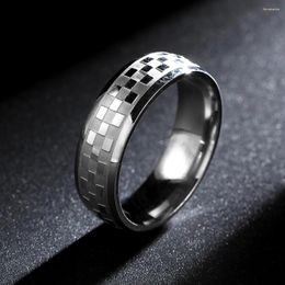 Wedding Rings 6mm Titanium Band Brushed Stainless Steel Solid Ring For Men And Women Personalised Customise Engraved