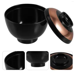 Dinnerware Sets Soup Bowls Traditional Japanese Rice Miso Kitchen Lids Melamine Asian Restaurant Household