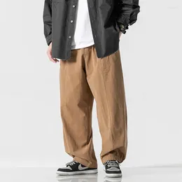 Men's Pants Men Boyfriend Harem Trousers Cityboy Streetwear Fashion Loose Casual Vintage Wide Leg Baggy Jogger Sweatpants