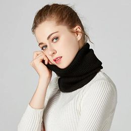 Scarves Warm Neckwear Soft Knitted Winter Scarf With High Elasticity Unisex Neck Wrap For Cold Resistance Windproof Protection