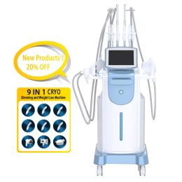 2024 9 in 1 Massage Slimming Machine vacuum cavitation system Fat Freezing weight loss body massage Cryolipolysis cool laser Machine