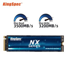 Hard Drives KingSpec M2 NVMe SSD 512gb 1TB 2TB Internal Solid State Drive 2280 PCIe Computer Disc for PC Desktop Laptop 231202