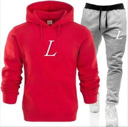 Designer Tracksuit Women Two Piece Outfits Men Jogging Suit Letter Printed Sweatsuit Casual Hoodie and Sweat Pants Suits Louiseitys Sweatsuit Viutonitys Set