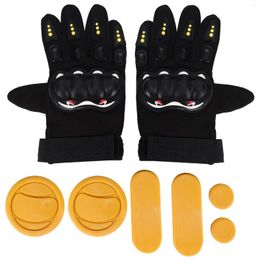 Cycling Gloves DIY Longboard Slide Skateboard Foam Protector Downhill Longboarding Skate With Slider Puck