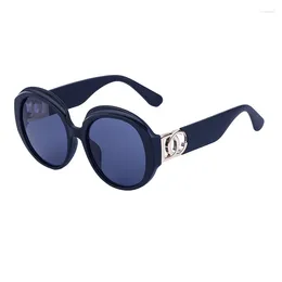 Sunglasses Oversized Women Trendy 2023 Designer Round Big Frame Sun Glasses For Female Sexy Feminino
