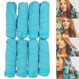 Hair Rollers 8/12pcs Hair Rollers Sleep Styler Kit Long Cotton Hair Curler No Heat For Women Overnight Sleeping DIY Magic Hair Styling Tools 231202