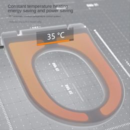 Toilet Seats Intelligent Thermostatic Cover Plate Seat Heating Automatic UO Type Smart 231202