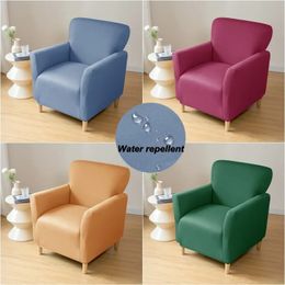 Chair Covers Water Repellent Tub Cover Stretch Club Couch Armchair Slipcovers Elastic Single Sofa Living Room Bar Counter el 231202