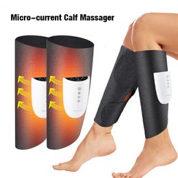 Foot Massager Micro-current Leg Massager Air Compression for Blood Circulation and Pain Relief Pressotherapy Electric Airbag Calf Wrap Massage 231202