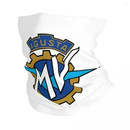 Lenços Itália Velocidade Italiana MV Agusta Bandana Capa de Pescoço Motocicleta Equipe de Corrida Balaclavas Envoltório Cachecol Quente Headwear para Homens Mulheres