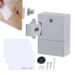 Door Locks Smart Rfid Lock With Slide DIY Cabinet Hiden Drawer Protective For 231202