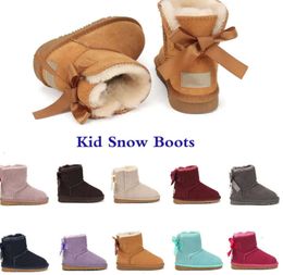 U 24 New Brand Boots Kids Australia Snow Boot Designer Children Shoes Winter Classic Ultra Mini Botton Baby Boys Girls Ankle Booties Kid Fur Suede G 66