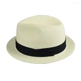 Berets Small Brim Large Size Paper Straw Hats Man Summer Handsome Sun Cap Big Trilby Jazz Hat Plus Fedoras 56-58cm 58-60cm