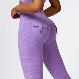 Active Pants Gym Workout Leggings Women's Sport Yoga Pocket Sexy Tight High Waist Elastic Panties Push Up Legging Mujer