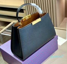 Handbags Gold Hardware Brand Design Shopping Bags Ladies Totes Christmas Birthday Gift