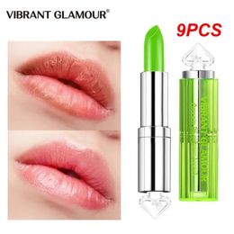 Lip Balm 9PCS Avocado Color Changing Lip Balm Long-lasting Hydrating Anti-Cracking Lip Balm Botanical Moisturizing Lipstick Skin Care 231202