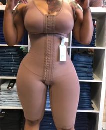 Arm Shaper Fajas Women Shapewear Bodysuit Straps Girdle Skims Kim Kardashian Tummy Control Waist Trainer Body Shaper Underwear Bodysuit 231202
