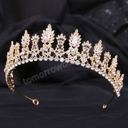 Sweet Princess Zircon Tiara Crown For Women Girls Wedding Luxury New Elegant Bridal Hair Dress Birthday Party Accessories