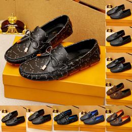 39MODEL Fashion Pointed Toe Luxury Dress Shoes slip on Men Designer Leopard Loafers Patent Leather Shoes for Men Formal party Mariage Wedding club Shoes