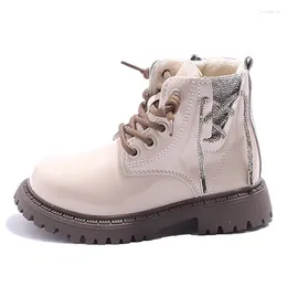 Boots Children's Short Winter Velvet Warm Kids Cotton Anti Slip Baby Girls' Leather Ankle