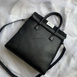 margiela Leather handbag Margiela new 5ac computer bag large capacity backpack Briefcase male