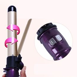 Curling Irons Automatic Hair Curler Stick Professional Rotating Curling Iron Ceramic Roll Curling 360-degree Automatic Rotation Curling Tools 231202