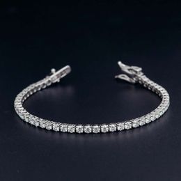 Factory Price 3Mm Chain Sier 10K 14K Moissanite Tennis Fashion Jewellery Bracelet In Stock