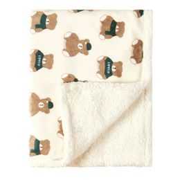 Blankets Swaddling Winter Fleece Warm Quilt for born Bedding Swaddle Wrap Flannel Lamb Soft Stroller Manta Bebe 231202