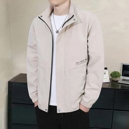 Men's Jackets KOODAO For Men Outdoor Lapel Lightweight Clothing Spring And Autumn Black/Red/Beige