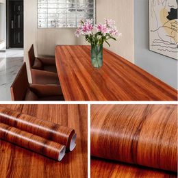 Wall Stickers 3m5m10m Wood Grain Home Decor Furniture Waterproof Vinyl Sticker Self Adhesive PVC Wallpaper Kitchen Cabinet Door 231202