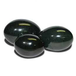 Full Body Massager Jade Yoni Egg of 3pcs Nephrite Jade Eggs For Women Kegel Exercise For Pelvic Floor Stone Jade Massager 231202