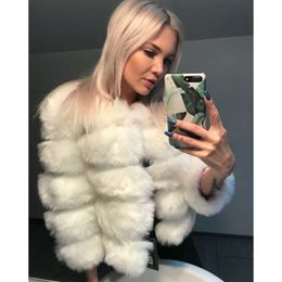 Fur Elegant Thick Faux Jacket For Coats Autumn Winter Fluffy Black Faux Coat Women Warm Jackets Women Tops Coat Mink suit