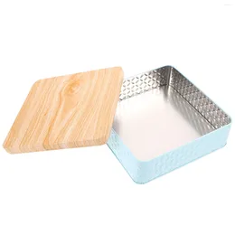 Take Out Containers Cookie Tin Square Box Gift Giving Container Home Organisation Tinplate