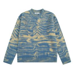 Acne's new autumn and winter product water wave pattern sea horse hair high street loose and thickened men's and women's pullover