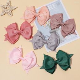 Hair Accessories Baby for Born Toddler Kids Girl Boy Hairclip Cotton Solid Colour Hairpin Cute and Exquisite Bow Clip