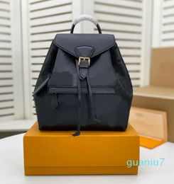 Genuine Leather School Bag Backpack Style Purse Wallets Lady Travel Bag Sport Outdoor Packs Bag
