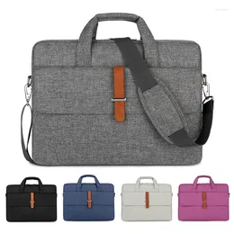 Briefcases PU Handbag Notebook Bag 15.6 Laptop Waterproof Female Women Inch 13 Business Leather Men