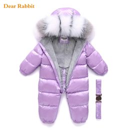 Down Coat 30 degree Russian winter children Clothing down jacket boys outerwear coats thicken Waterproof snowsuits baby girl clothes 231202