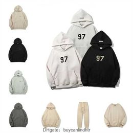 Designer hoodies men womens ESS Hoodie cotton 3D letter Graphic oversized warm sweatshirt h2y hoody long sleeve sweatshirts size S-XL XQI4
