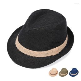Berets Spring Summer Panama Hat Men Women Beach Wide Brim Fedora Cap High Quality Outdoor Raffia Straw Hats Jazz NZ236