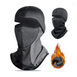 Bandanas Autumn Winter Cycling Mask Warm Velvet Face Cover Neck Warmer Unisex Ski Full Hood Camping Hiking Motorcycle