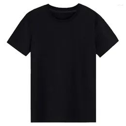 Men's Suits A2888 Standard Blank T Shirt Black White Tees Top