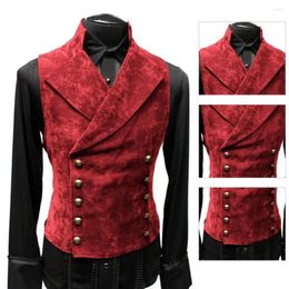 Men's Vests Male Waistcoat Men Solid Colour Not Easy To Pilling Formal Skin-friendly