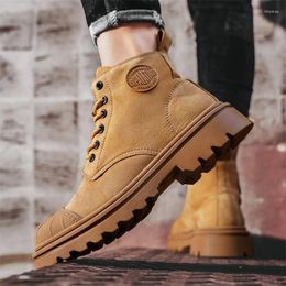 Boots Suede Leather Men Super Warm Snow Fashion Winter Mens Ankle Waterproof Short Outdoor Sneakers Motorcycle