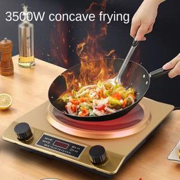 New Household 5-Speed Adjustable High-Power 3500W Concave Induction Cooker Intelligent Stir-Fry Concave Stove Commercial Induction Cooker