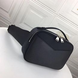 High Quality EXPLORER Waistpacks Top Handle Chest Bag Man Clutch Coin Purse Leather flower Cross Body Women Small Shoulder Waist B224S