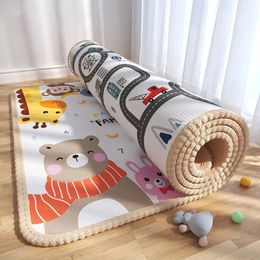 Blankets Swaddling Thicken 1 0.5cm Baby Play Mat Non Toxic Educational Children's Carpets in The Nursery Climbing Pad Kids Rug Activitys Games Toys 231204